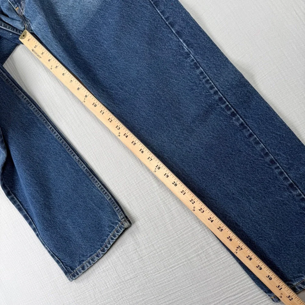 Levis 505 Straight Fit Mens Blue‎ Jeans W38 L32 Dark Wash Denim 2010 Western